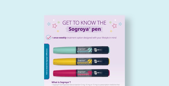 Sogroya® pen dose day reminder magnet