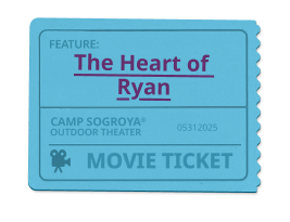 "The Heart of Ryan" movie ticket stub
