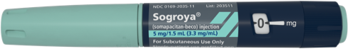 Horizontal Sogroya® 5 mg pen