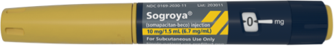 Horizontal Sogroya® 10 mg pen